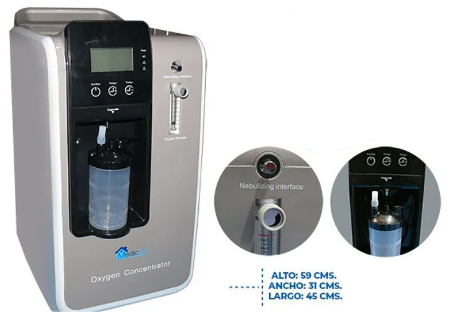 CONCENTRADOR DE OXIGENO DE 5 LITROS